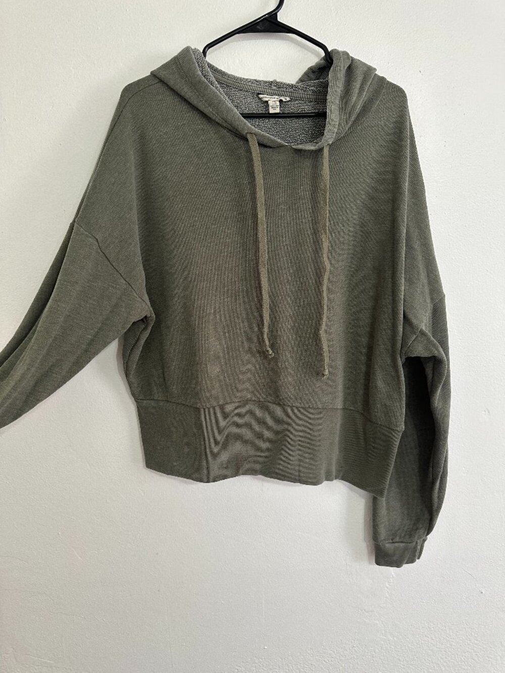 American Eagle Olive Green Pullover Slouchy  Hoodie XXL